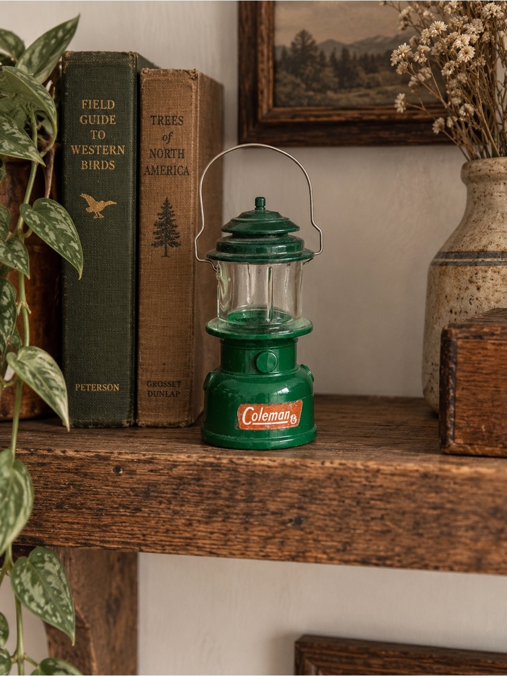 Avon Green 1970’s Mini Coleman Lantern Bottle
